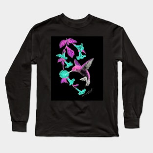 Neon Hummingbird - Fantasy Long Sleeve T-Shirt